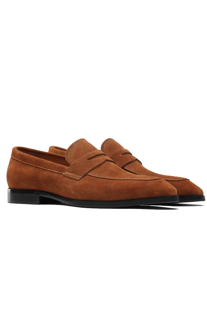 Men's Tan Loafters Shoes