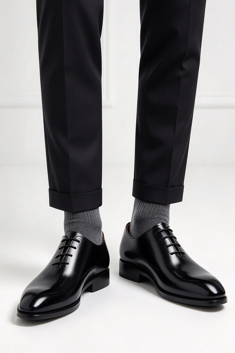 Men's Black Business Dress Oxfords Shoes
