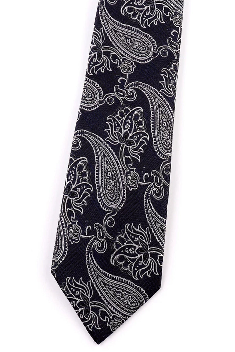 Men's Navy Blue Vintage Ties