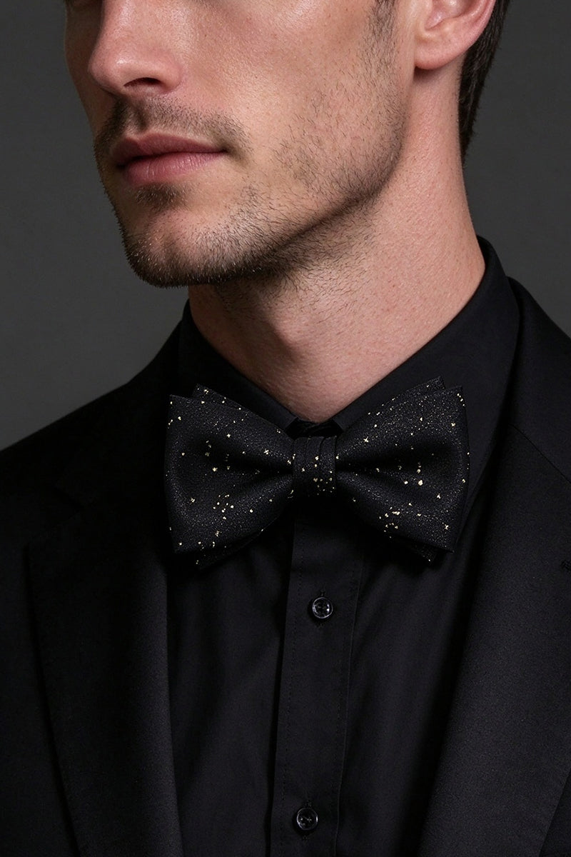 Men's Black Bow Ties