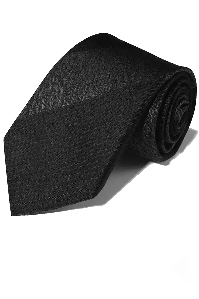 Men's Black Vintage Ties
