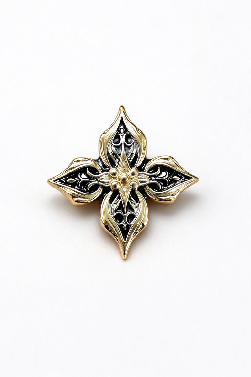 Men Vintage Gold Plated Lapel pin