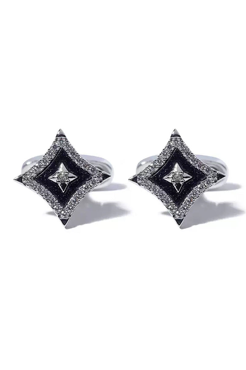 Men Sea Of Stars Brass Cufflinks