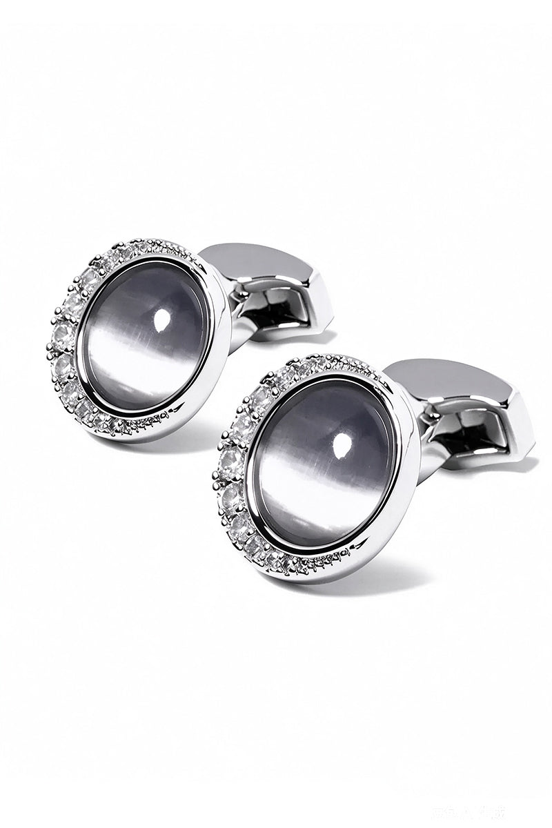 Men Moonlit Luxury Brass Cufflinks