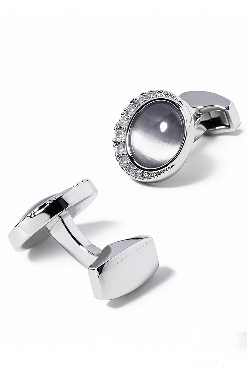 Men Moonlit Luxury Brass Cufflinks