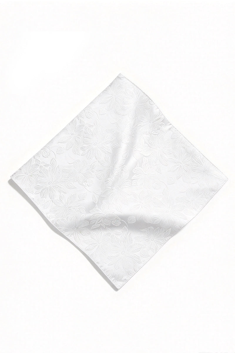 Men's White Pocket Squares