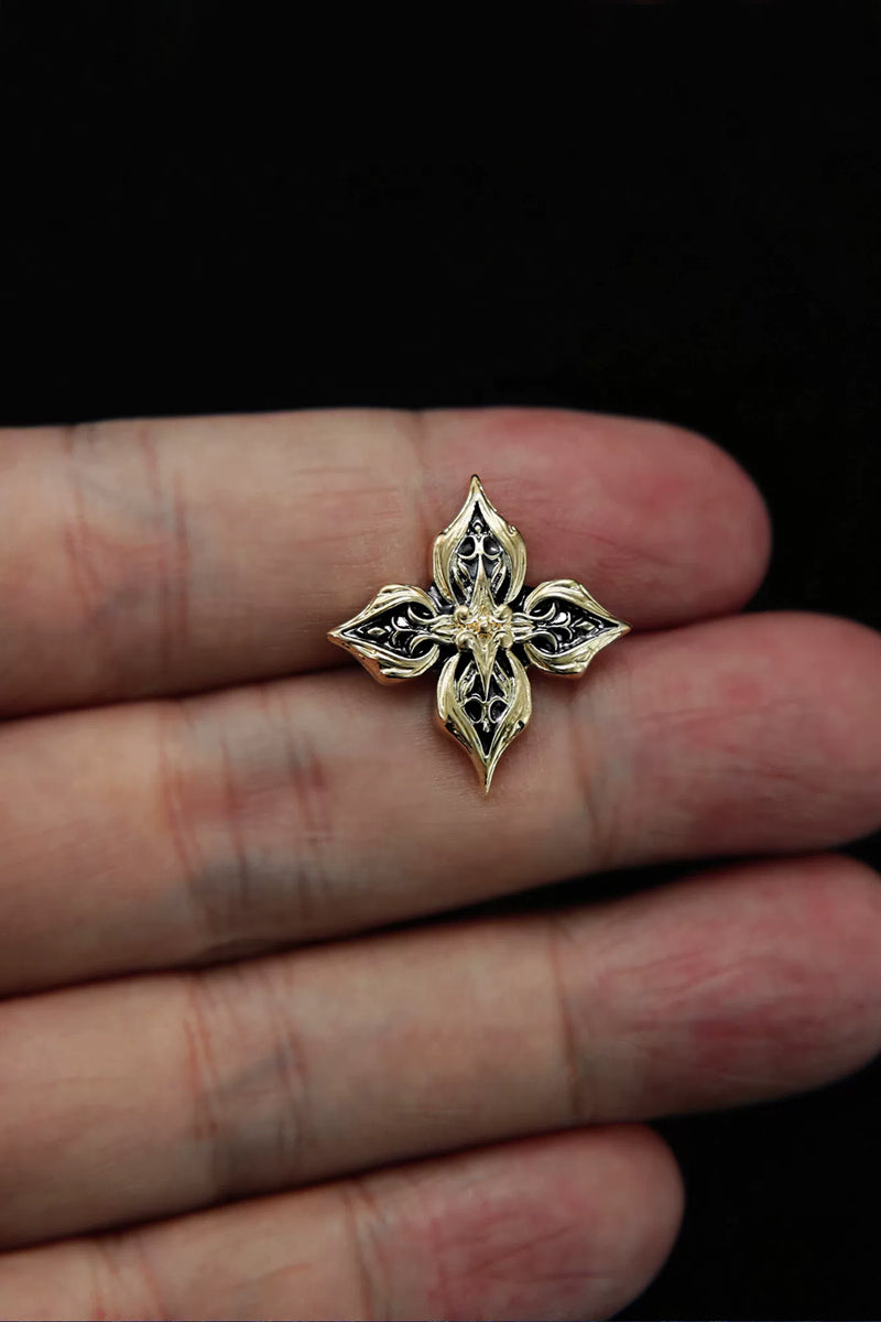 Men Vintage Gold Plated Lapel pin
