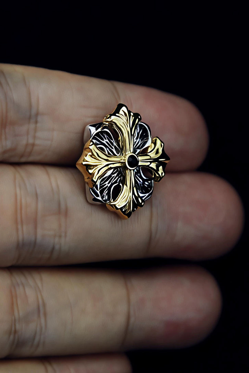 Men Vintage Prometheus Gold Plated Lapel pin