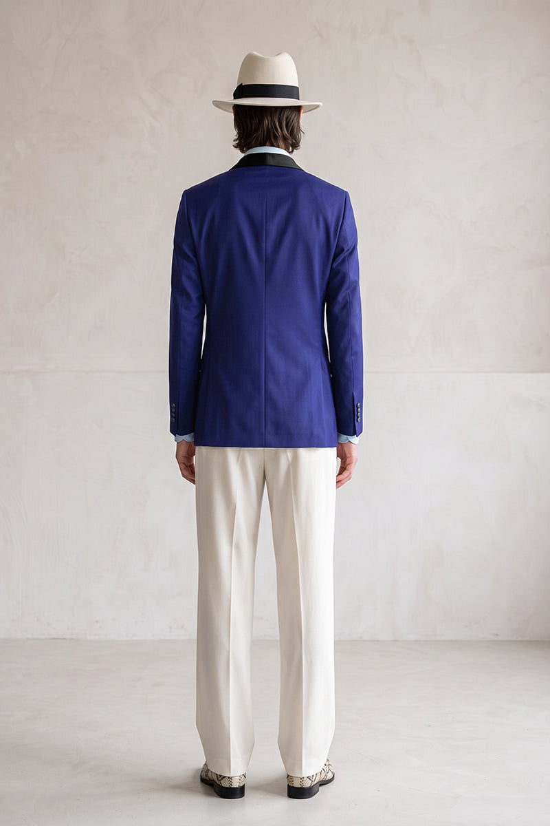 Deep Blue 100% Merino Wool Blazers