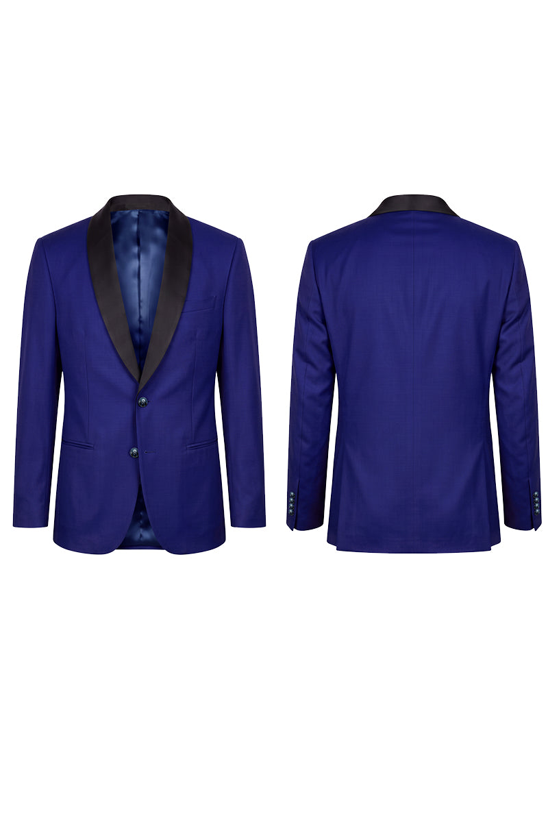 Deep Blue 100% Merino Wool Blazers
