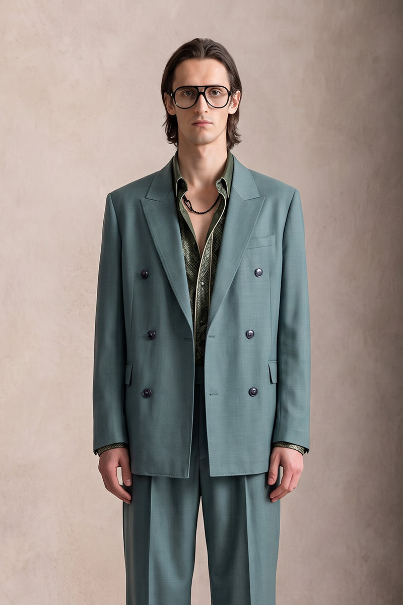 Dark Green 30% Merino Wool Suits