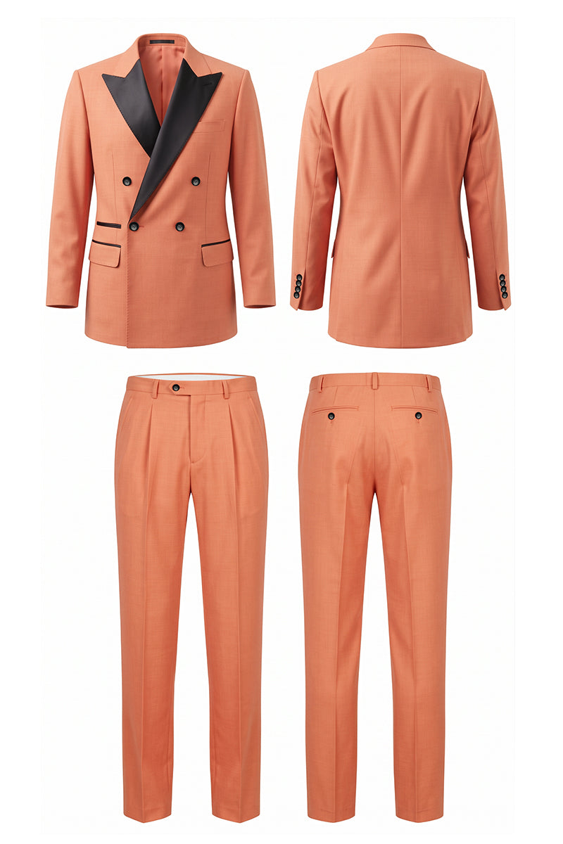 Orange 30% Merino Wool Suits