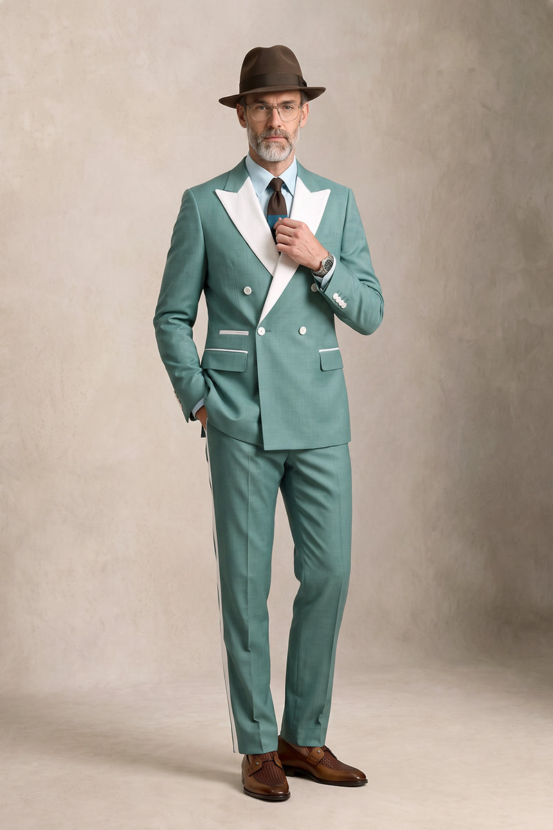 Sage Green 30% Merino Wool Suits
