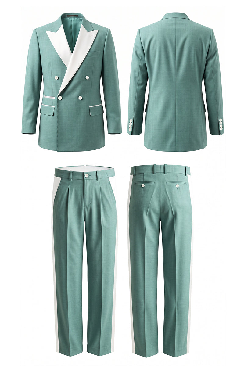 Sage Green 30% Merino Wool Suits