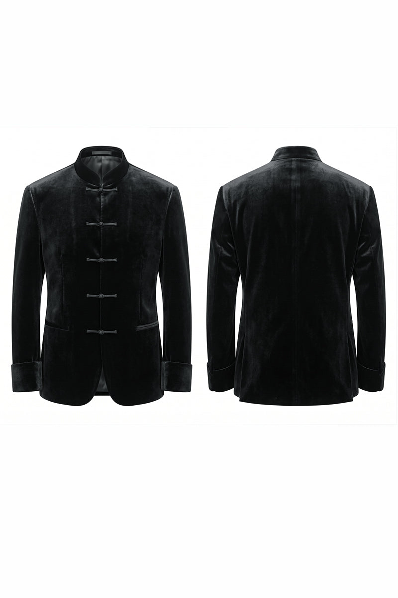 Black 100% Velvet Blazers