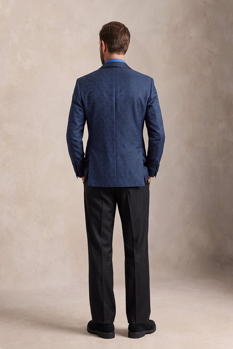 Deep Blue 100% Velvet Suits