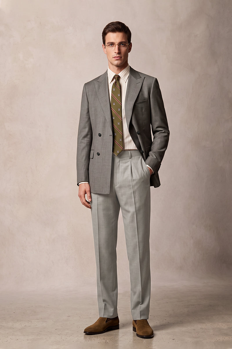 Gray 30% Merino Wool Suits