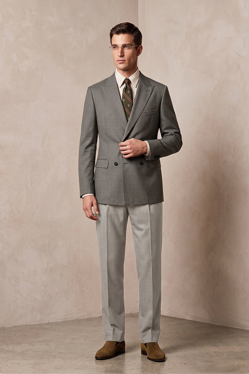 Gray 30% Merino Wool Suits