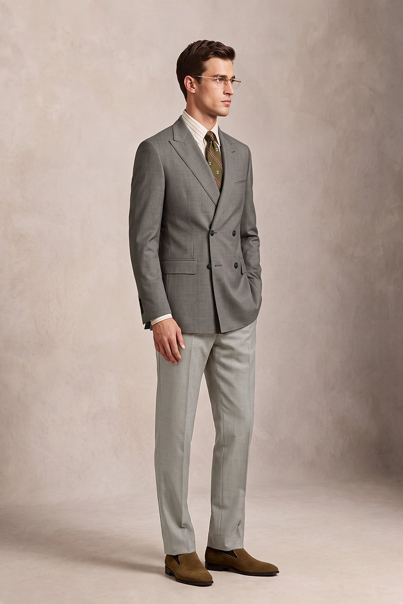 Gray 30% Merino Wool Suits