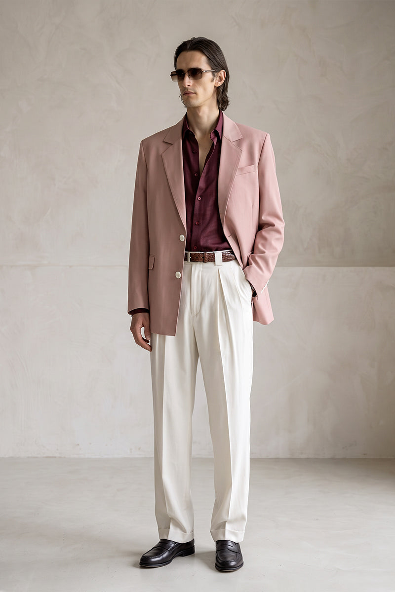 Pink 30% Merino Wool Suits