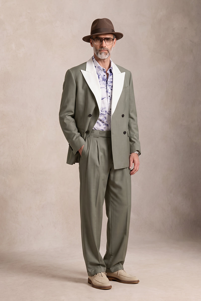Sage Green  30% Merino Wool Blazers