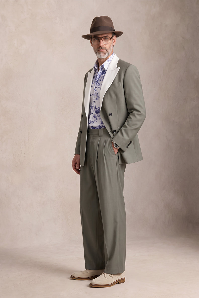 Sage Green  30% Merino Wool Blazers