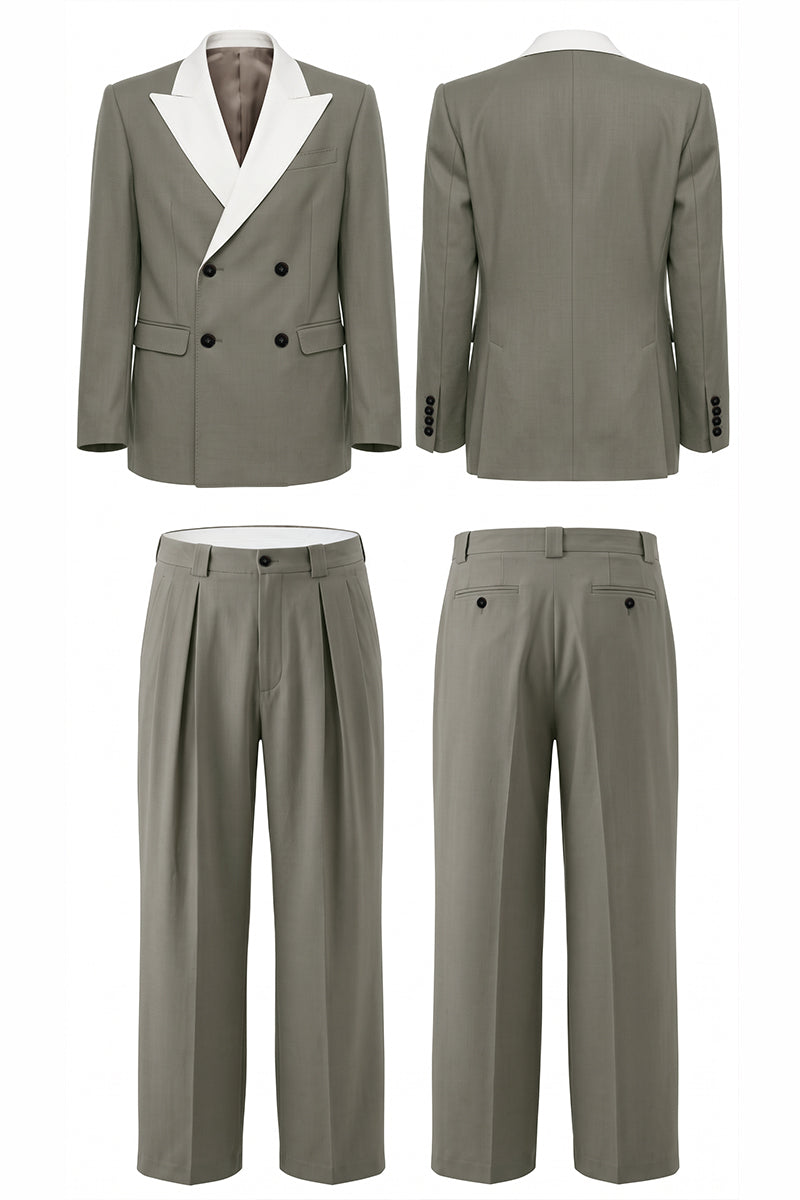 Sage Green  30% Merino Wool Blazers