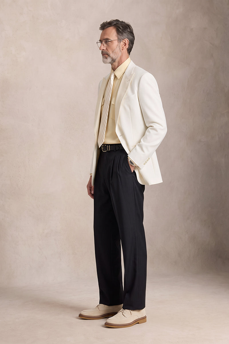 Beige 30% Merino Wool Suits
