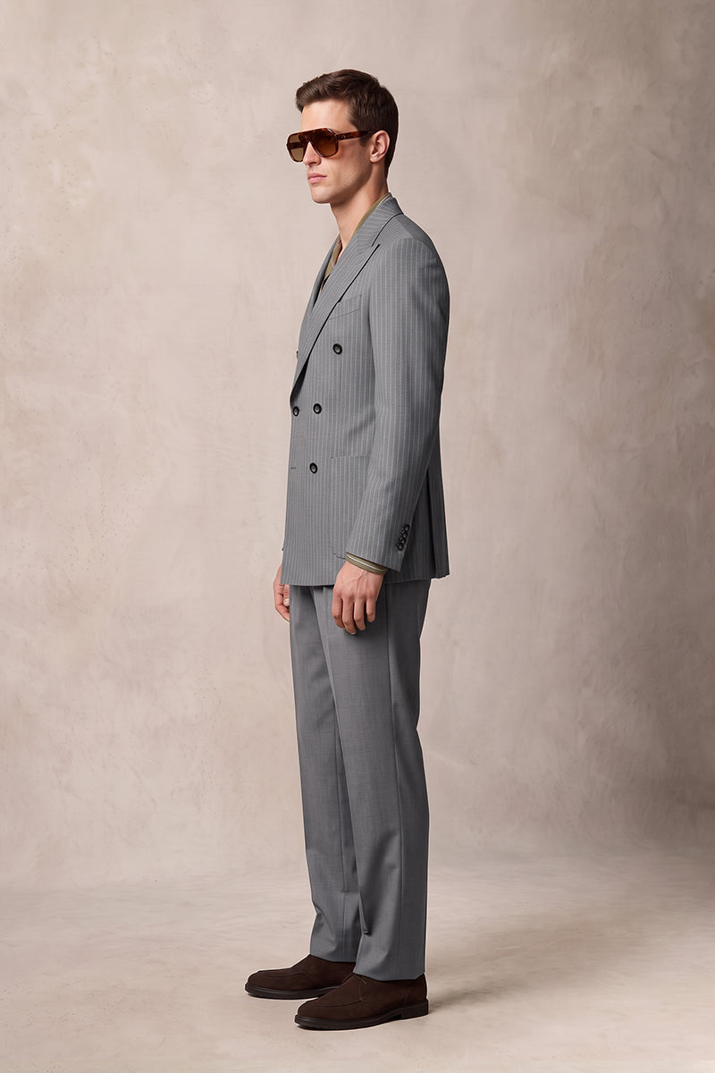 Gray 50% Merino Wool Suits
