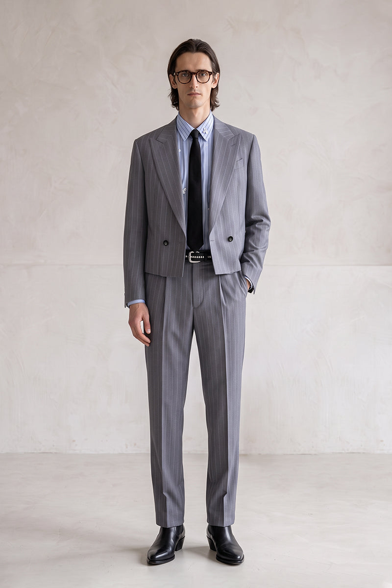 Gray 50% Merino Wool Suits